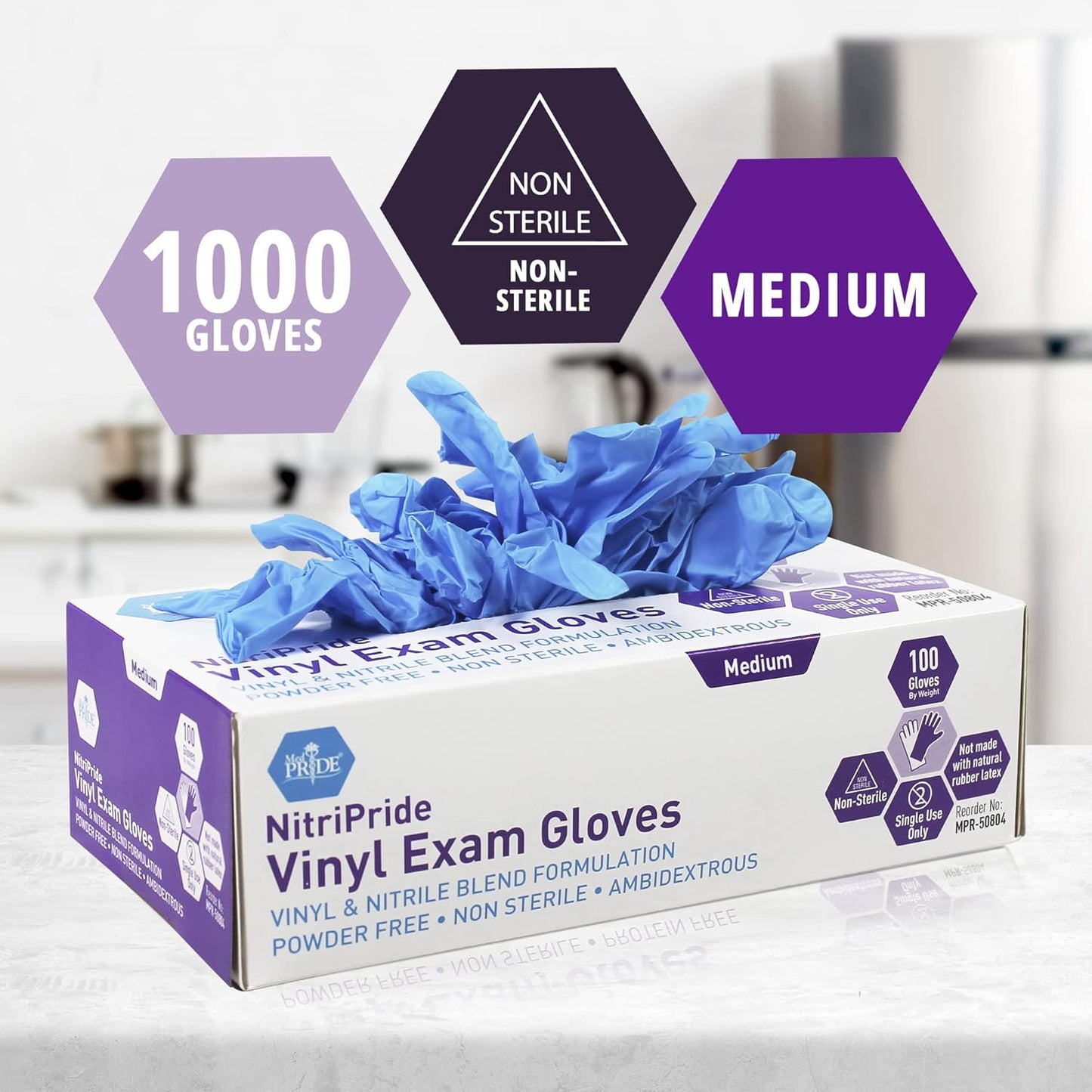 Synthetic Vinyl Exam Gloves