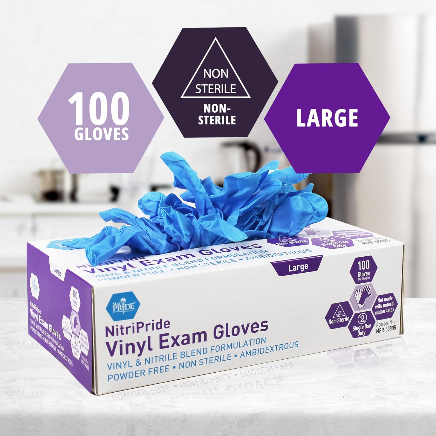 Synthetic Vinyl Exam Gloves