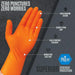 Nitrile Industrial Orange Gloves