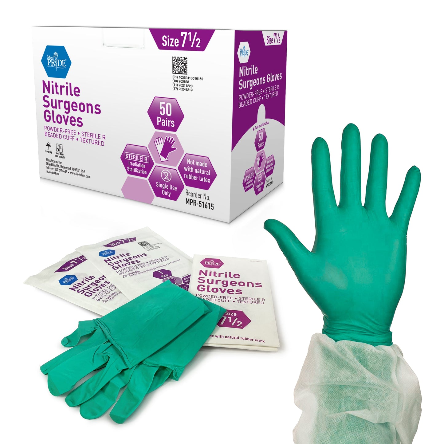 Nitrile Surgeons Gloves