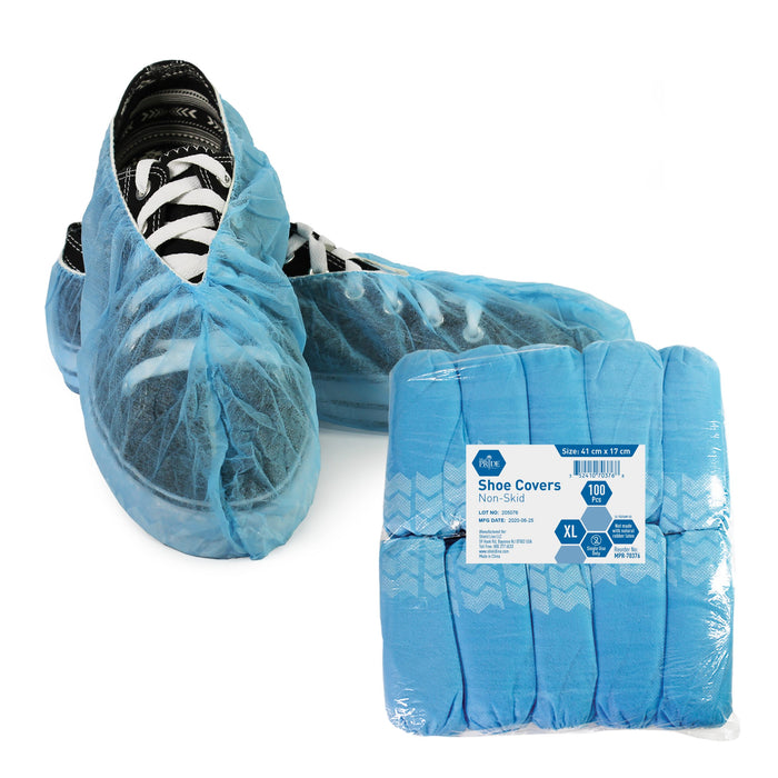 Medpride Non-Skid Shoe Covers - 100/Pack, Case of 3