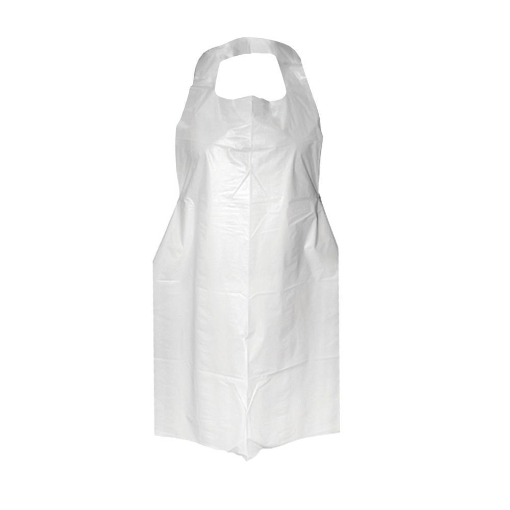 MedPride Disposable PE Aprons, Dispenser Box - 28" x 46" - 100 Counts / Case of 10