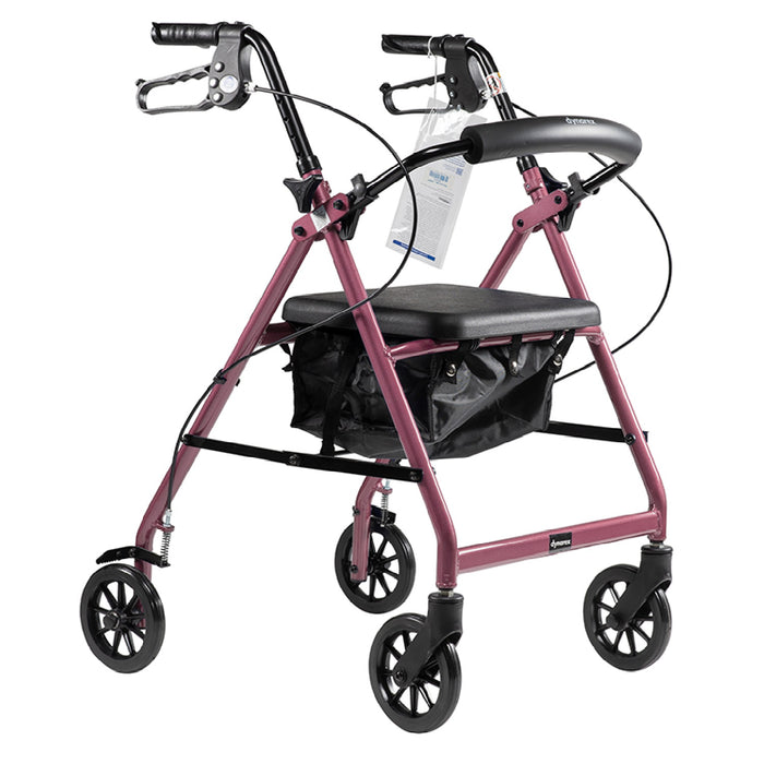 Dynarex DynaGo Quad 6 - Aluminum Rollator