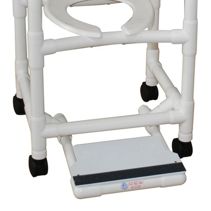 MJM International - Optional Sliding footrest for 18' Shower Chair