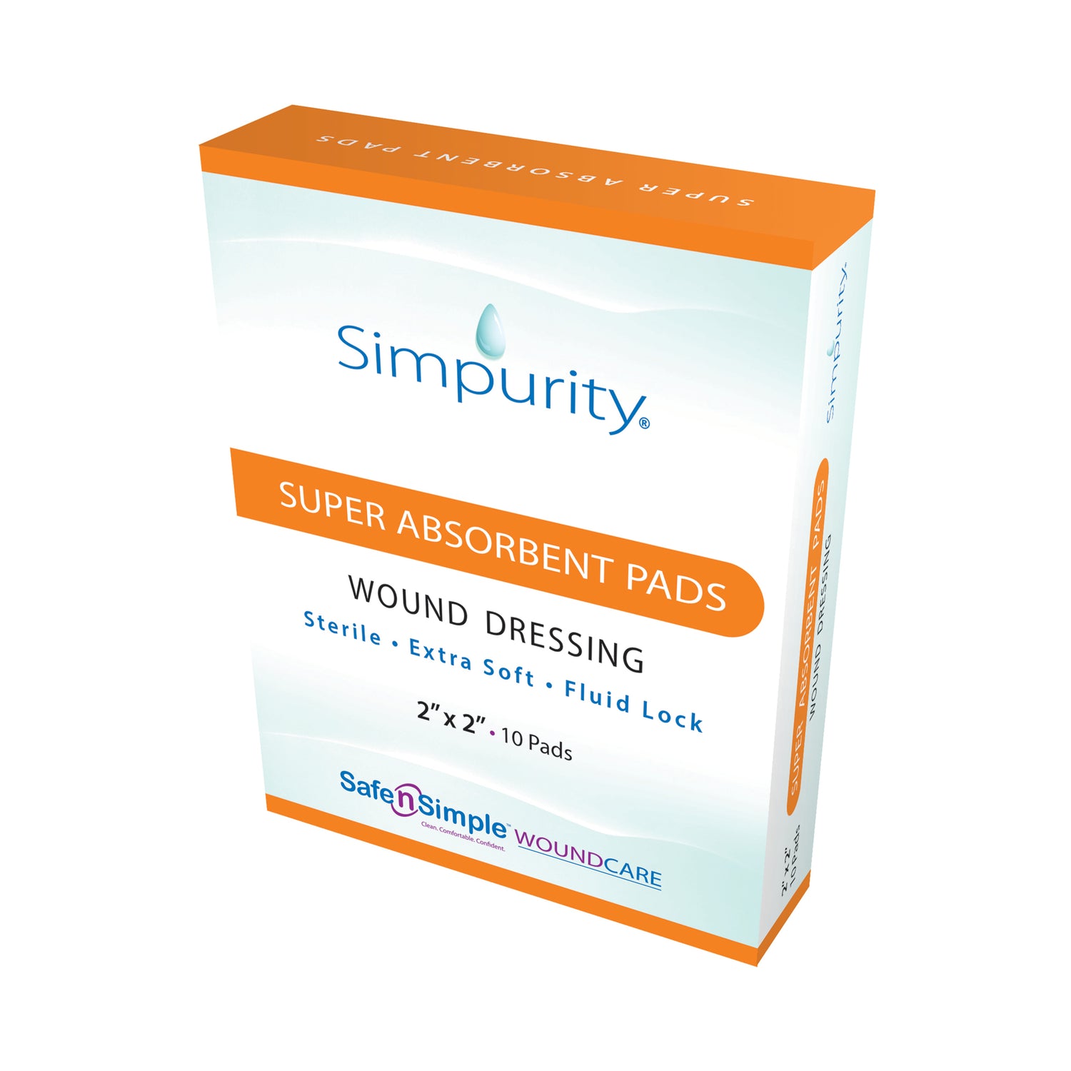 Safe N Simple Simpurity Super Absorbent Pad Wound Dressing (160 Count)