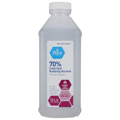 Isopropyl Rubbing 70%  Alcohol - 16oz -  Case of 24