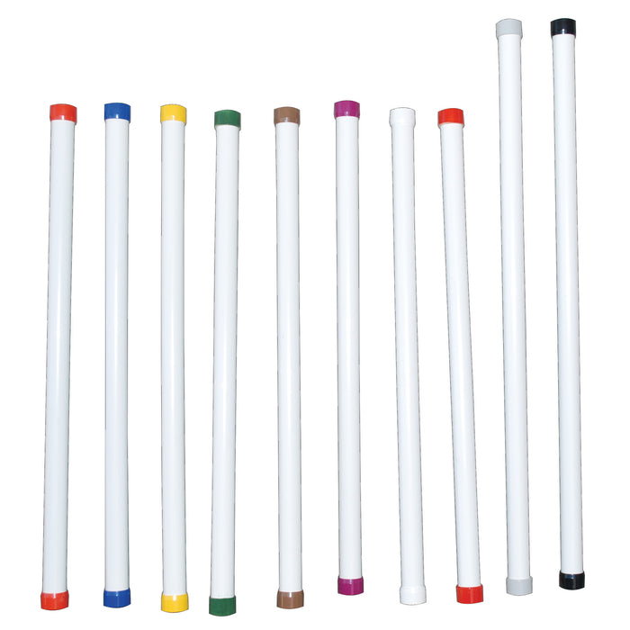 MJM International TRWB-B-36 Therapy Rehab Weighted Bars, BLUE 2 LBS 36" length