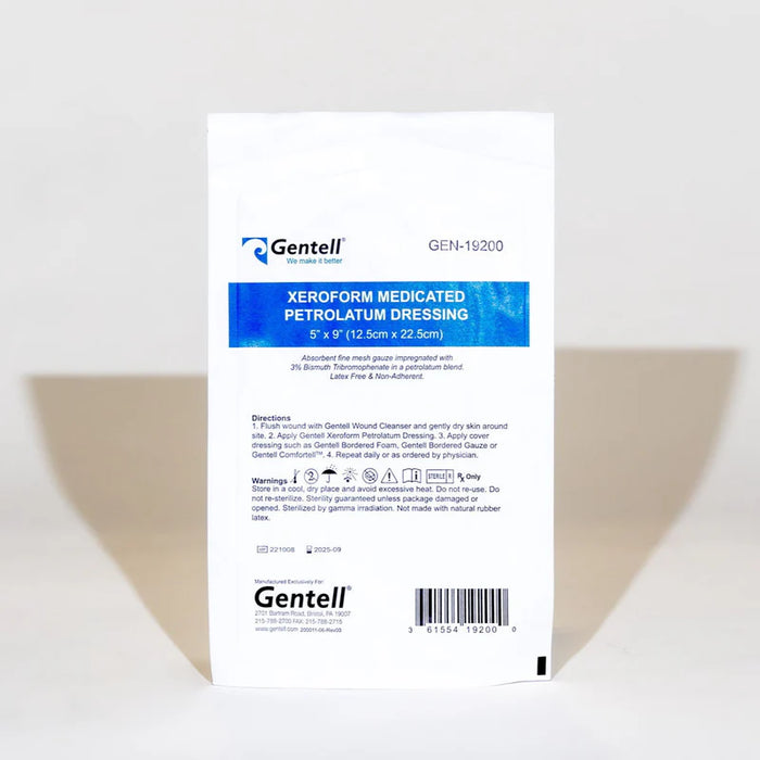 Gentell XeroForm Medicated Petrolatum Dressing