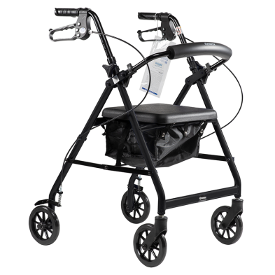 DynaGo DynaGo Quad 6 - Aluminum Rollator, Black, 1pc/cs