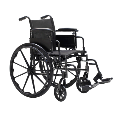 Dynaride DynaRide S4 X-Lite Wheelchair - 20" x 16" w/ Flip Desk Arm E, Silver Vein, 1pc/cs