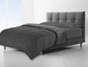 Gray twin down alternative comforter, 4 pack