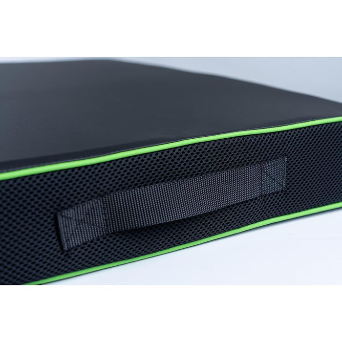 Feather Comfort Cushion - 22" Wide, Green Trim