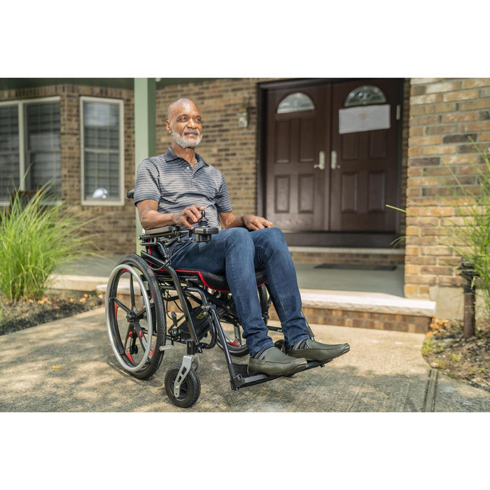 Model H Hybrid Manual and Power Chair in One by JYD