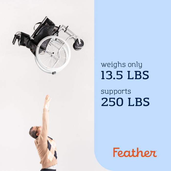 Featherweight® 13.5 lbs 18" Wheelchair - Feather Chair™