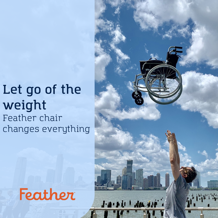 Featherweight® 13.5 lbs 18" Wheelchair - Feather Chair™