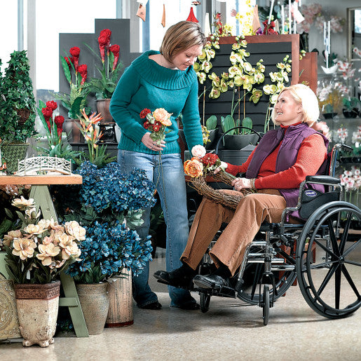 Invacare Tracer SX5 Wheelchair 300 lb. weight capacity