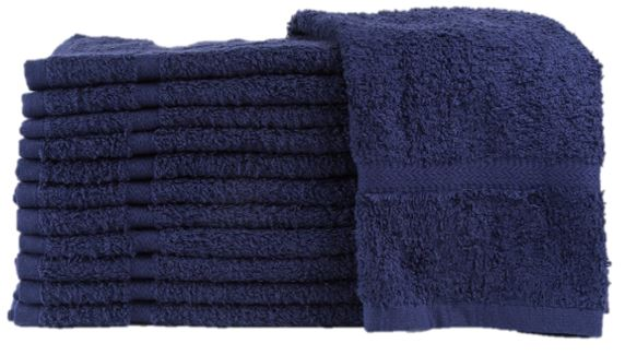 KSE navy blue towels