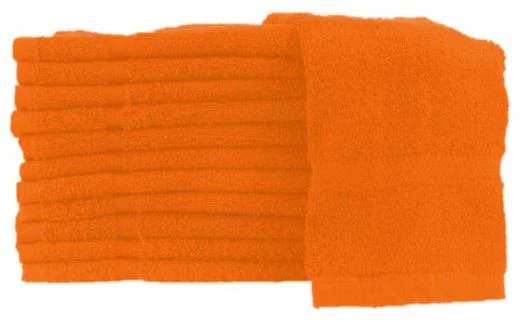 KSE orange towels