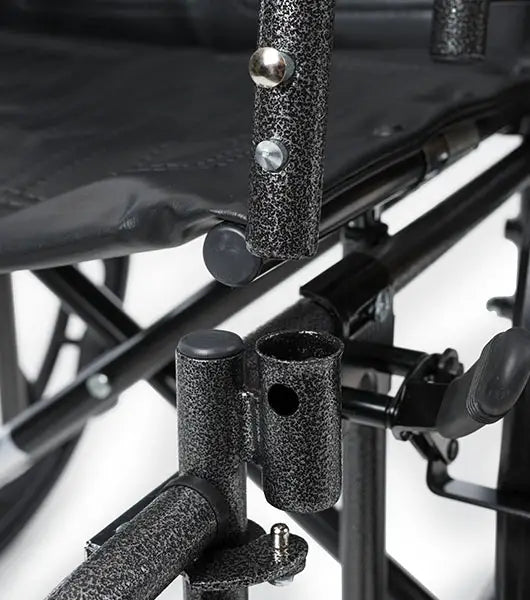 Wings Wheelchair Hemi Capable 300 lb. weight capacity, Detachable Desk Arm, Vinyl