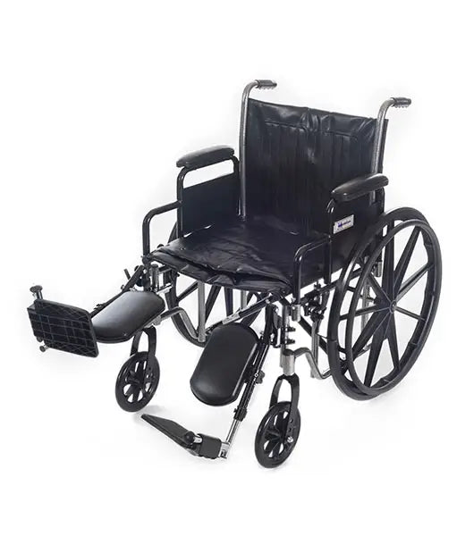 Wings Wheelchair Hemi Capable 300 lb. weight capacity, Detachable Desk Arm, Vinyl