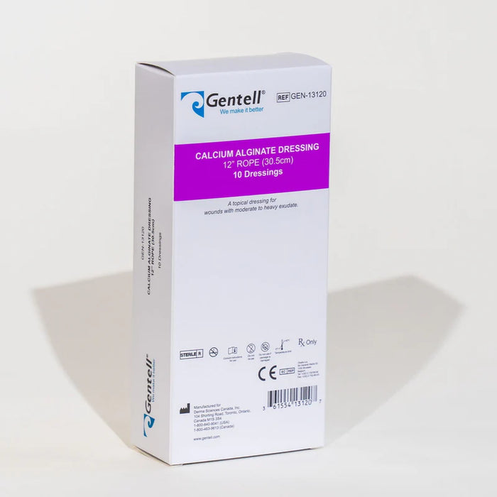 Gentell Calcium Alginate Rope Dressing Case (50/CS)
