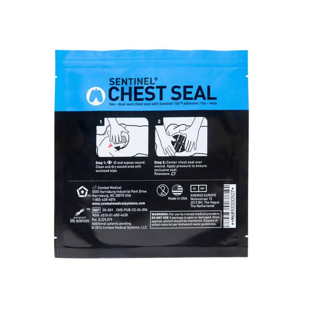 Combat Medical Sentinel Chest Seal (Pack of 10) — Go Bulk Medical