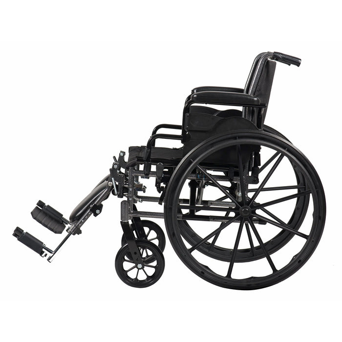 Dynarex DynaRide S3 Lite Wheelchair with Flip Desk Armrests & Elevating Leg Rest (ELR)