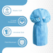 Updated medical gown infographic with elastic cuff